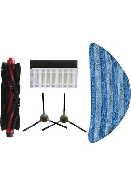 Robot M210 Pro M1 M201/M501A/M571 Için 1 Takım Fırça Hepa Filtreleri (Yurt Dışından)