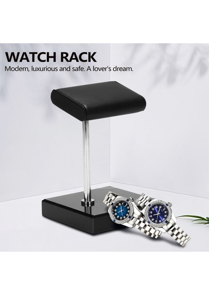 Siyah Mermer Taban Saat Standı Gümüş Renk Metal Çubuk Kemer Saat Ekran Sahne Bilezik Standı Takı Yerleştirme Standı (Yurt Dışından) modelleri