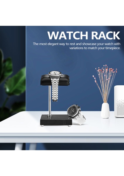 Siyah Mermer Taban Saat Standı Gümüş Renk Metal Çubuk Kemer Saat Ekran Sahne Bilezik Standı Takı Yerleştirme Standı (Yurt Dışından) fırsatları