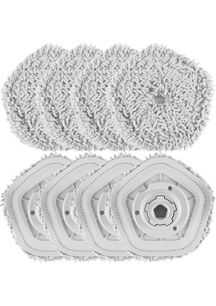 8pcs Mop Pad Cloth Parts For Bot W10 & W10 Pro Self-Cleaning Robot Vacuum Mop Cloth Cleaner Replacement (Yurt Dışından) modelleri