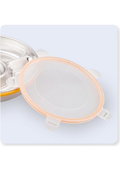 Kapaklı Bölünmüş Servis Tepsisi Snack Meyve Sebze Tepsisi Paslanmaz Çelik 5 Bölmeli Tabak Snackle Kutuları Konteyner (Yurt Dışından) modelleri