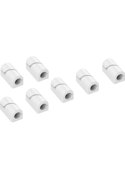 20 Adet Kablo Tutucu Klipler, Kablo Yönetimi Kablosu Organizatör Klipler Silikon Kendinden Yapışkanlı Masaüstü USB Şarj Kablosu B (Yurt Dışından)