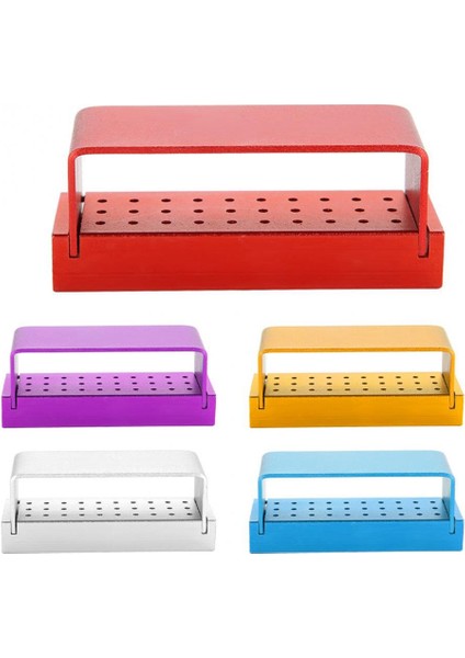 Gümüş 30 Delik Alüminyum Dezenfeksiyon Kutusu Kasa Diş Frez Burs Blok Tutucu Otoklavlanabilir Diş Dezenfeksiyon Kutusu Diş Hekimi Enstrüman (Yurt Dışından) modelleri