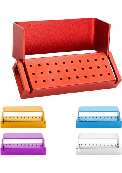 Gümüş 30 Delik Alüminyum Dezenfeksiyon Kutusu Kasa Diş Frez Burs Blok Tutucu Otoklavlanabilir Diş Dezenfeksiyon Kutusu Diş Hekimi Enstrüman (Yurt Dışından) indirimleri