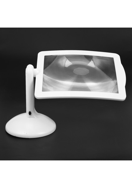 2pcs Portable Desktop 3x Magnifier LED 180 Degree Rotatable Desk Lamp Lighting Loupe Reading Magnifier Glass For Reading (Yurt Dışından)