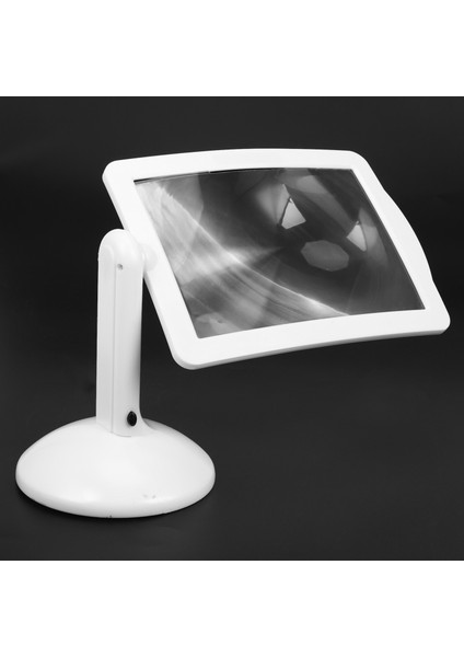 2pcs Portable Desktop 3x Magnifier LED 180 Degree Rotatable Desk Lamp Lighting Loupe Reading Magnifier Glass For Reading (Yurt Dışından)