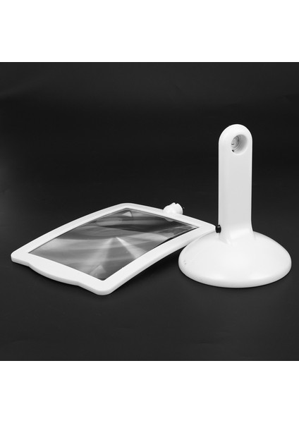 2pcs Portable Desktop 3x Magnifier LED 180 Degree Rotatable Desk Lamp Lighting Loupe Reading Magnifier Glass For Reading (Yurt Dışından)