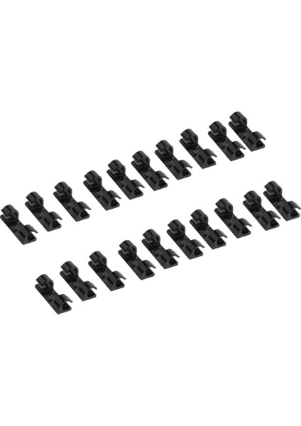 60 Adet Tel Sabitleme Kelepçesi Klip Masaüstü Tel Temizleme Klipleri Tutucu Kelepçeleri Kablo Klip Cihazı USB Kablosu Klipleri Tutucu Organizatör (Yurt Dışından) modelleri