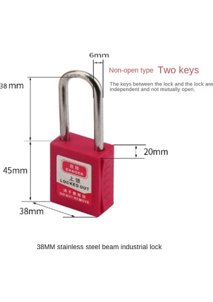 9 Pcs Lockout Tagout Locks Tags Set- Lockout Locks Keyed Different Safety Padlocks Lockout Station Lock Out Tag Out Kit (Yurt Dışından)