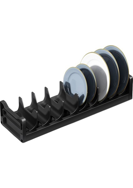 Mutfak Rafı Organizatör Plaka Kurutma Rafı Bulaşık Depolama Tutucu Ayarlanabilir Mutfak Bulaşık Kurutma Rafı Depolama Bulaşıklık-A (Yurt Dışından)