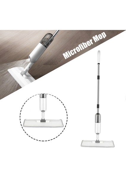 Mikro-Fiber Paspas 360 Derece Dönen Zemin Temizleme Paspas Eller Serbest Parke Sprey ile Islak Kuru Paspas (Yurt Dışından) indirimleri