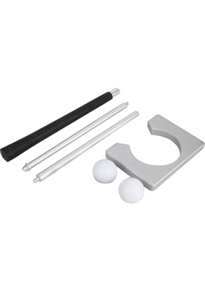 Golf Eğitim Kulübü Mini Golf Ekipmanları Uygulama Seti Golf Eğitim Yardımı Aracı Taşınabilir Golf Atıcı Uygulama Seti, Sağ Sol (Yurt Dışından) fırsatları