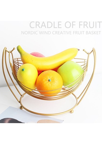 Nordic Fruit Basket Snack Storage Basket Personalized Home Fruit Tray Desktop Snack Storage Basket (Yurt Dışından) fiyatları