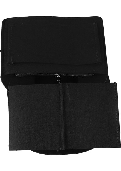 Felt Backpack Insert Organizer Storage Bag Universal Bag In Bag Men Women Shoulder Tote Bags Handbag Organizers(Black) (Yurt Dışından) fiyatları