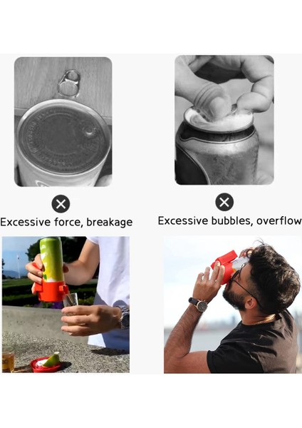 Manuel Bira Konserve Açacağı, Emniyet Soda Konserve Açacakları, Bira Şişe Açacağı Aracı, Soda Konservesi Kapakları Bira Hediyeleri (Kırmızı) (Yurt Dışından) modelleri