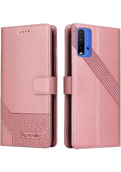 Xiaomi Redmi 9t Kickstand Darbeye 4 Köşe Koruma Için Flip Case (Yurt Dışından)