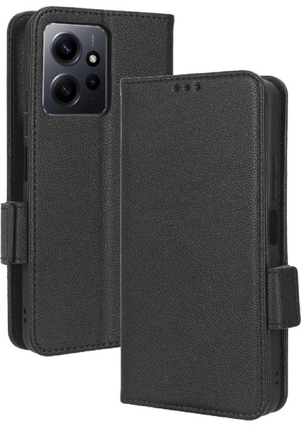 Xiaomi Redmi Için Not 12 4g Pu Deri Manyetik Cüzdan Yan Toka (Yurt Dışından)