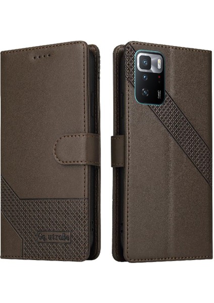 Xiaomi Redmi Not 10 Pro Için Flip Case Üç Kart Yuvaları 4 Köşe Prim (Yurt Dışından)
