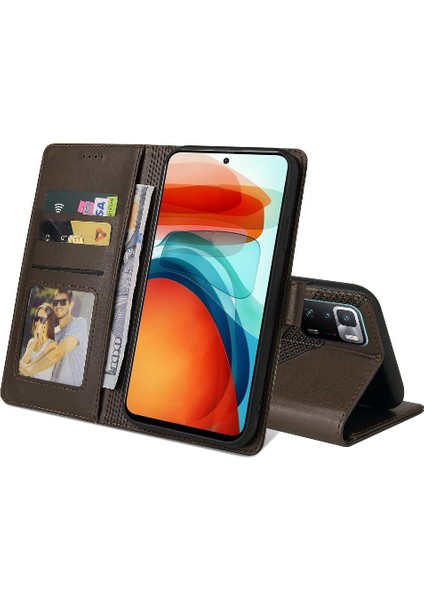 Xiaomi Redmi Not 10 Pro Için Flip Case Üç Kart Yuvaları 4 Köşe Prim (Yurt Dışından) indirimleri