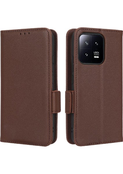 Xiaomi 13 Için Kılıf Cüzdan Yan Toka Kart Yuvaları Tutucu Pu Deri Manyetik (Yurt Dışından) indirimleri