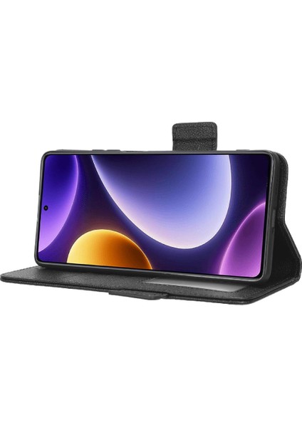 Xiaomi Poco F5 5g Için Kılıf Cüzdan Kart Yuvaları Tutucu Yan Toka Manyetik (Yurt Dışından) fırsatları