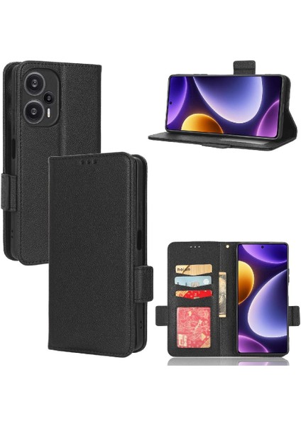 Xiaomi Poco F5 5g Için Kılıf Cüzdan Kart Yuvaları Tutucu Yan Toka Manyetik (Yurt Dışından) indirimleri