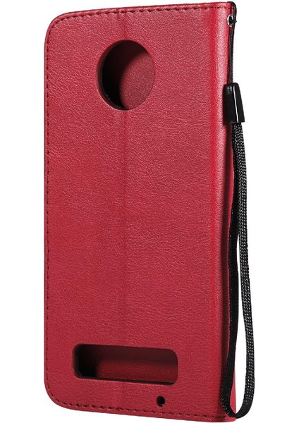 Motorola Moto Z3 Oyun Klasik Düz Renk ile Yüksek Kalite Için Flip Case (Yurt Dışından) modelleri