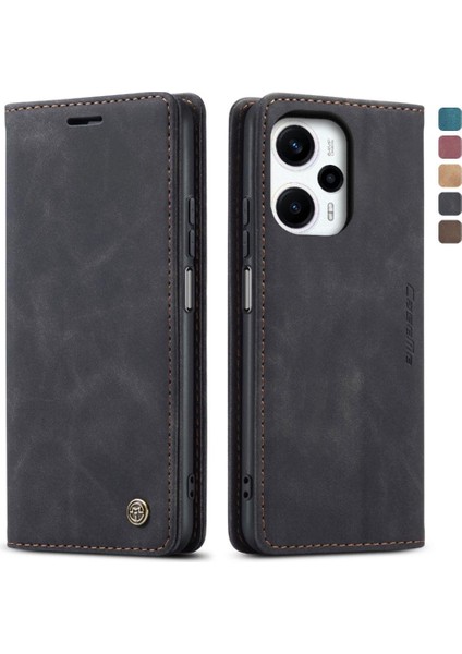 Xiaomi Poco F5 5g Manyetik Kapatma Için Flip Case Darbeye Çevir Folio Pu (Yurt Dışından)