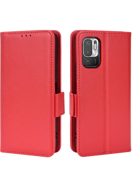 Xiaomi Redmi Için Not 10T 5g Kart Yuvaları Tutucu Yan Toka Cüzdan Pu (Yurt Dışından)