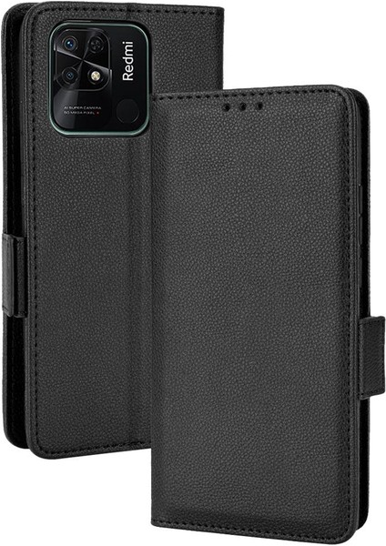 Xiaomi Redmi 10C Için Kılıf Yan Toka Cüzdan Manyetik Pu Deri Kart (Yurt Dışından) fiyatları