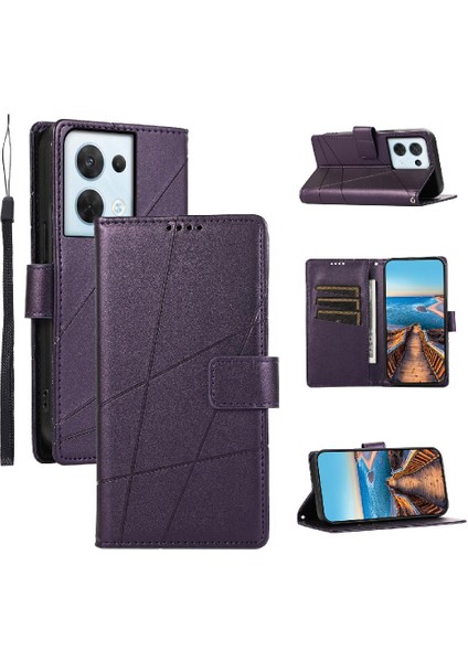 Oppo Oppo 8 Şok Emici Üç Kart Yuvaları Için Flip Case Darbeye (Yurt Dışından)