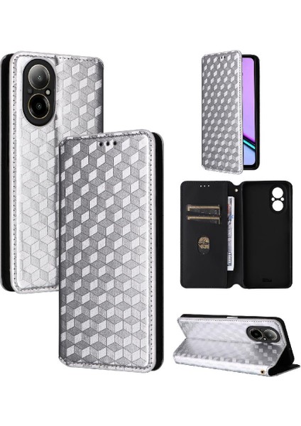 Realme 12 Lite 4g Cüzdan Için Kılıf 3D Desen Kart Yuvaları Tutucu Manyetik (Yurt Dışından)