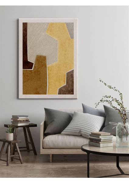Kanvas Renkli Geometrik Modern Tablo 1046
