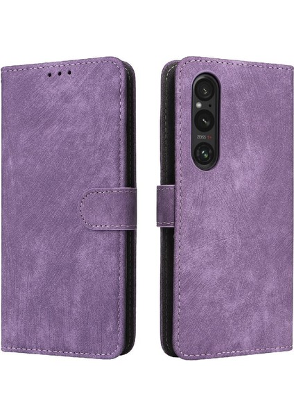 Sony Xperia 1 Vi Kart Yuvaları Için Kılıf Kapak Manyetik Kapatma Rfid Engelleme (Yurt Dışından)