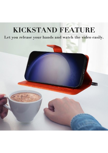 Samsung Galaxy S24 Artı Darbeye Kapak Flip Kickstand Pu ile (Yurt Dışından) modelleri