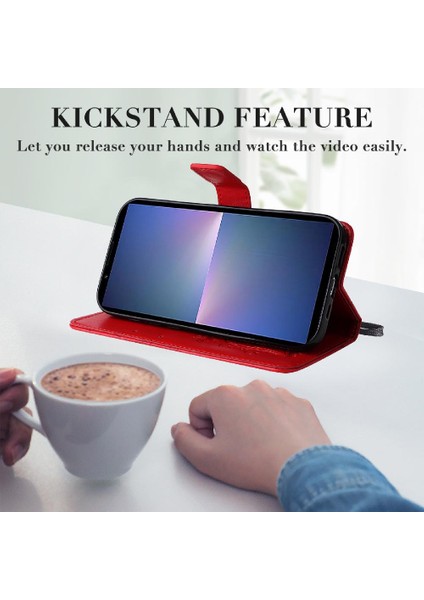 Sony Xperia 10 Vi Flip Kickstand Manyetik Kapak Pu Deri Kılıf ile (Yurt Dışından) indirimleri