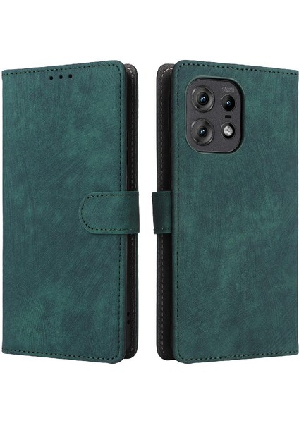 Motorola Moto Kenar 50 Pro Pu Deri Kart Yuvaları Kapak Manyetik (Yurt Dışından)