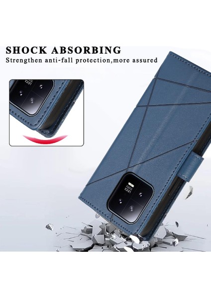 Xiaomi 13 Için Flip Case Kickstand Üç Kart Yuvaları Şok Emici (Yurt Dışından) indirimleri