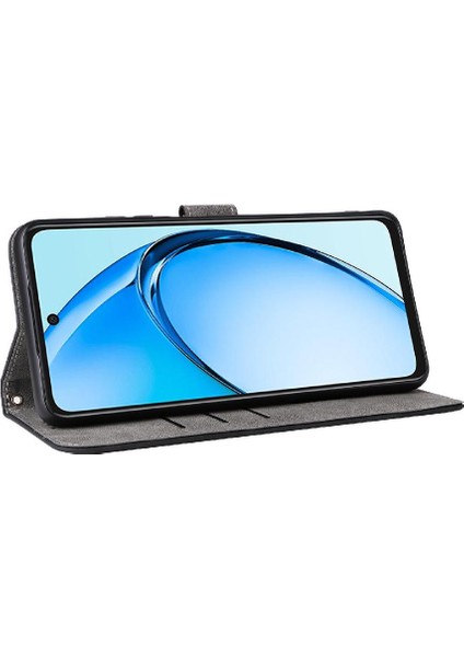 Oppo A60 4g Rfid Engelleme Pu Deri Kart Yuvaları Için Kılıf Kapak Manyetik (Yurt Dışından) modelleri