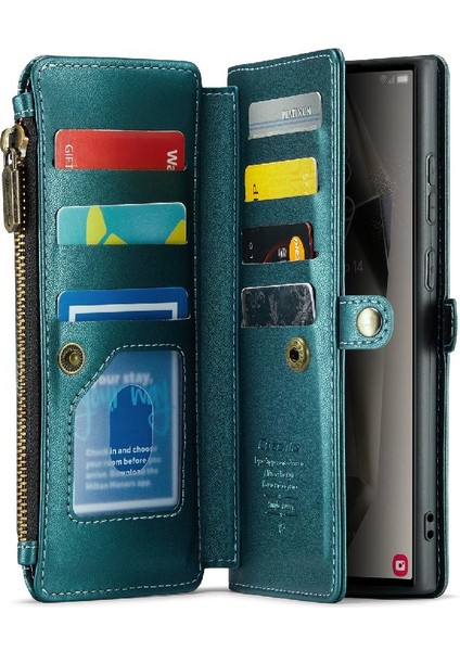 Samsung Galaxy S22 Artı Kılıf Için Crossbody Durumda Cüzdan Fermuar Faturaları Yuvası (Yurt Dışından)