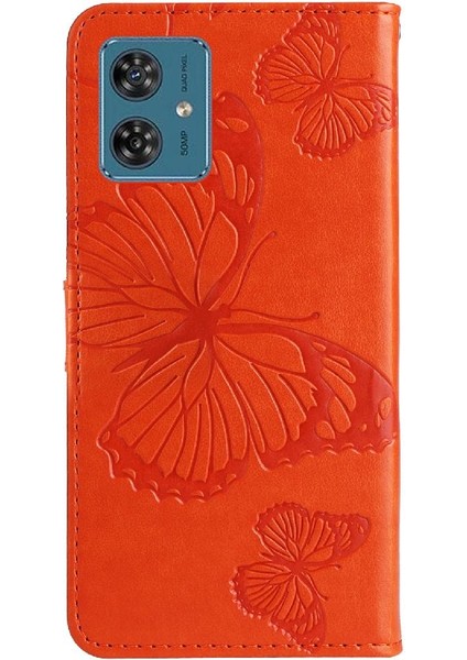 Motorola Moto G54 5g Pu Deri Flip Kickstand Için Kılıf Kart Yuvası ile (Yurt Dışından) modelleri
