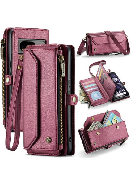 Mays Boutique Kadınlar Için Google Piksel 8 Cüzdan Durumda Crossbody Durumda Rfid Engelleme Durumda (Yurt Dışından)