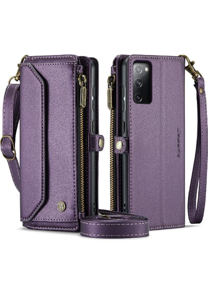 Samsung Galaxy S20 Fe Için Crossbody Durumda Kart Tutucu Cüzdan Kılıf Kadınlar Için (Yurt Dışından)