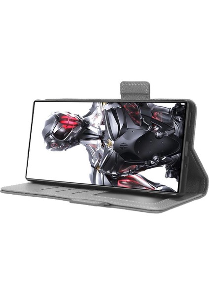 Zte Nubia Kırmızı Sihirli 8 Pro Için Kılıf Yan Toka Cüzdan Manyetik Pu Deri (Yurt Dışından)