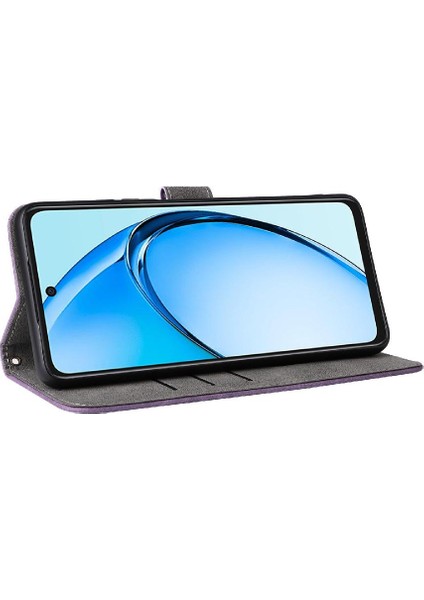 Oppo A60 4g Rfid Engelleme Pu Deri Kart Yuvaları Için Kılıf Kapak Manyetik (Yurt Dışından) modelleri