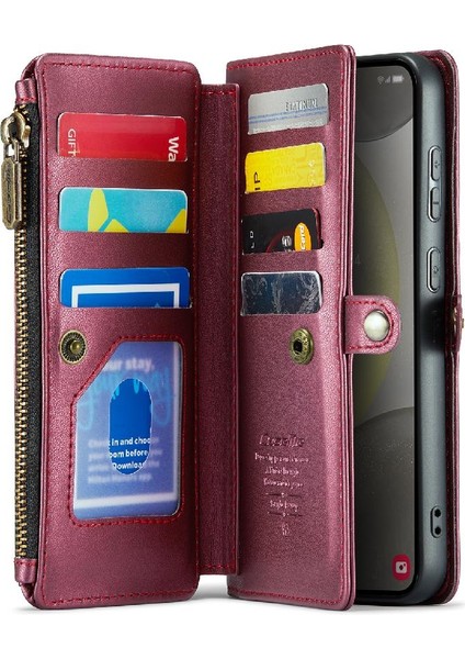Samsung Galaxy S24 Artı Kılıf Için Crossbody Durumda Cüzdan Fermuar Faturaları Yuvası (Yurt Dışından) indirimleri