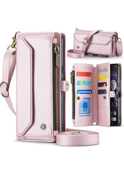 Kadınlar Için Google Piksel 8 Cüzdan Durumda Crossbody Durumda Rfid Engelleme Durumda (Yurt Dışından)