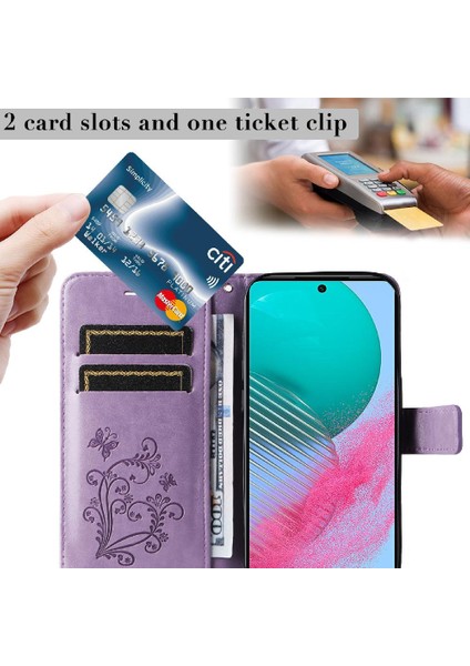 Samsung Galaxy M54 Flip Kickstand Için Kılıf Kart Yuvası Standı ile Darbeye (Yurt Dışından) fırsatları