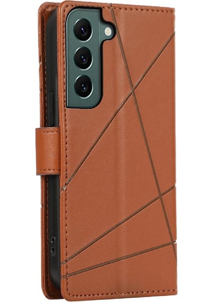 Samsung Galaxy S22 Artı Kickstand Darbeye Şok Üç Için Flip Case (Yurt Dışından)