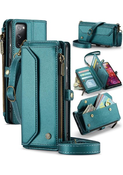 Samsung Galaxy S20 Fe Için Crossbody Durumda Kart Tutucu Cüzdan Kılıf Kadınlar Için (Yurt Dışından)